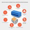 Hui Jun 5.0mm High Power Solderless Spring Press PCB Terminal Block
