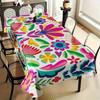1pc of a Colorful Floral Patterned Rectangular Tablecloth In Mexican Folk Style, Suitable for Decorating Indoor And Outdoor Kitchens Or Dining Areas