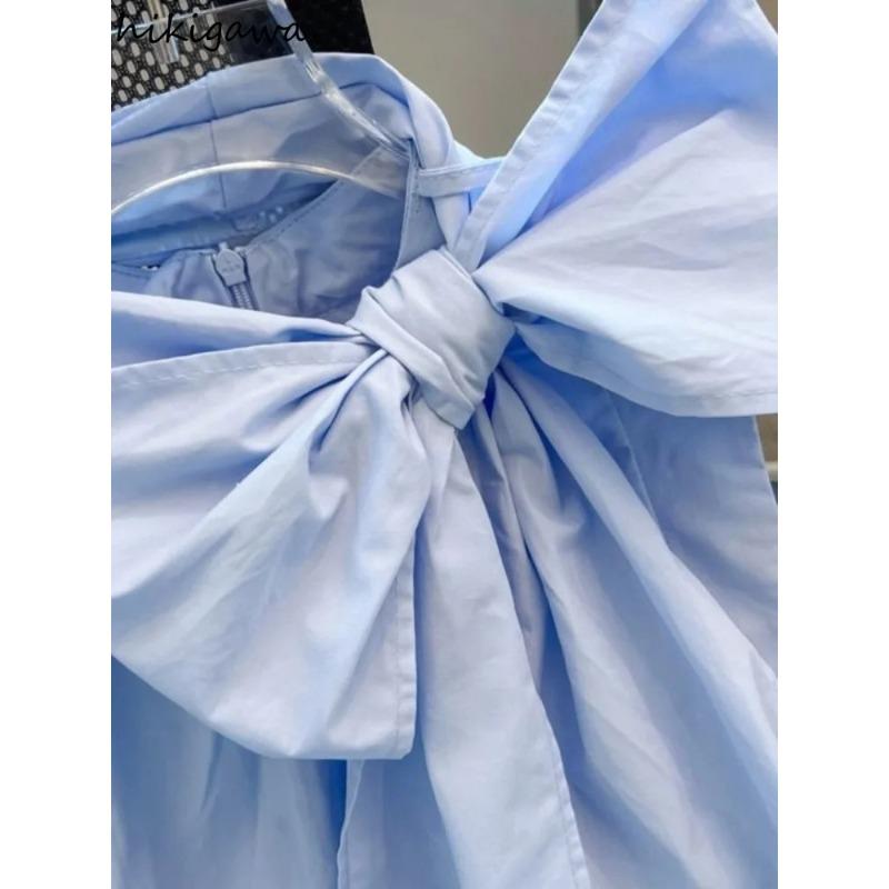 Blouse Blanche Femme Blouses Femme Mode Nœud Sans Manches Ample Chemises Mode Douce Été Blouses