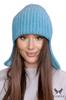 Amethyst Ushanka Winter Hat Color Turquoise