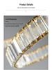 Modern Luxury Duplex Crystal Chandelier for High Ceiling Staircase & Villa Living Room