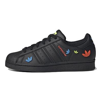Originals Superstar Casual Comfortable Durable Breathable Low-Top Kids Sneakers Kids Sneakers Black GV8875