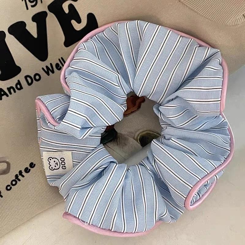 Korean Fashion Style Cute Scrunchies For Girls Candy Colors Hairties for Bun Hairstyle Hair Accessories for Women Headwear
