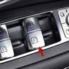 Silver ABS Car Door Window Switch Repair Cover (Part 2059056811) for Mei