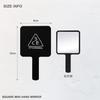 3CE Square Mini Hand Mirror Pink Rumor