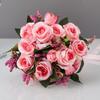 Bridal Bridesmaid Wedding Bouquet White Silk Flowers Roses Wedding Accessories Mariage Bouquet Artificial Flower