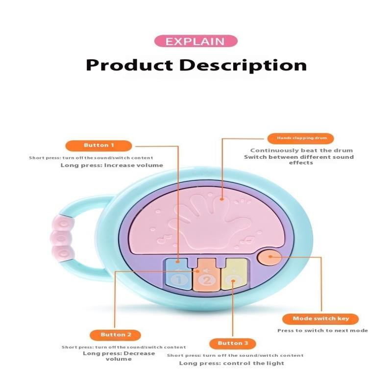 Baby Musical Toy With Animal Sound Kids Piano Keyboard Electric Flashing Music Instrument Early Educational Toys For Children