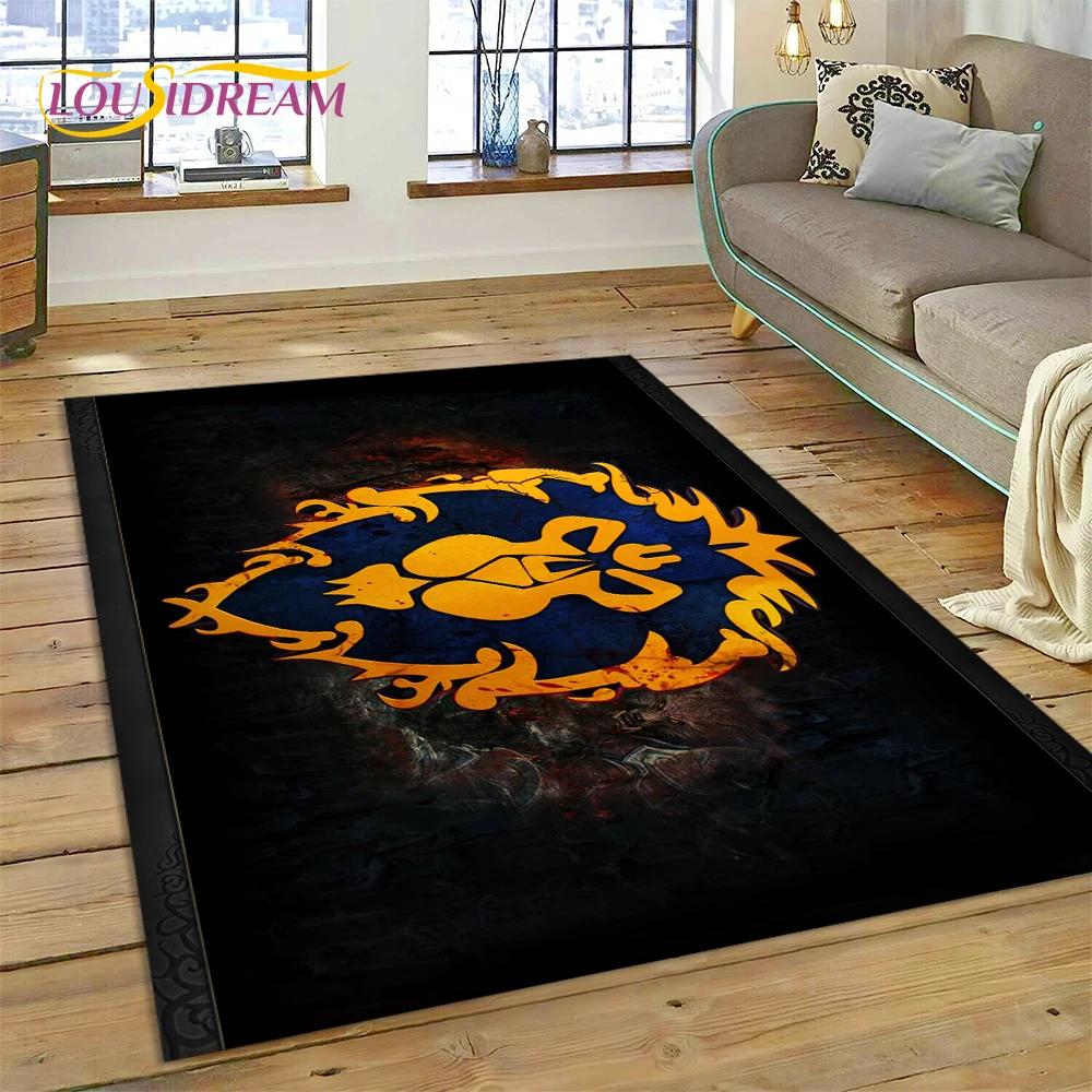 WOW, World of Warcraft  Demon Hunter, Lich King Game Carpet Rug for Bedroom Living Room Home Sofa Decoration,Kid Decor Floor Mat