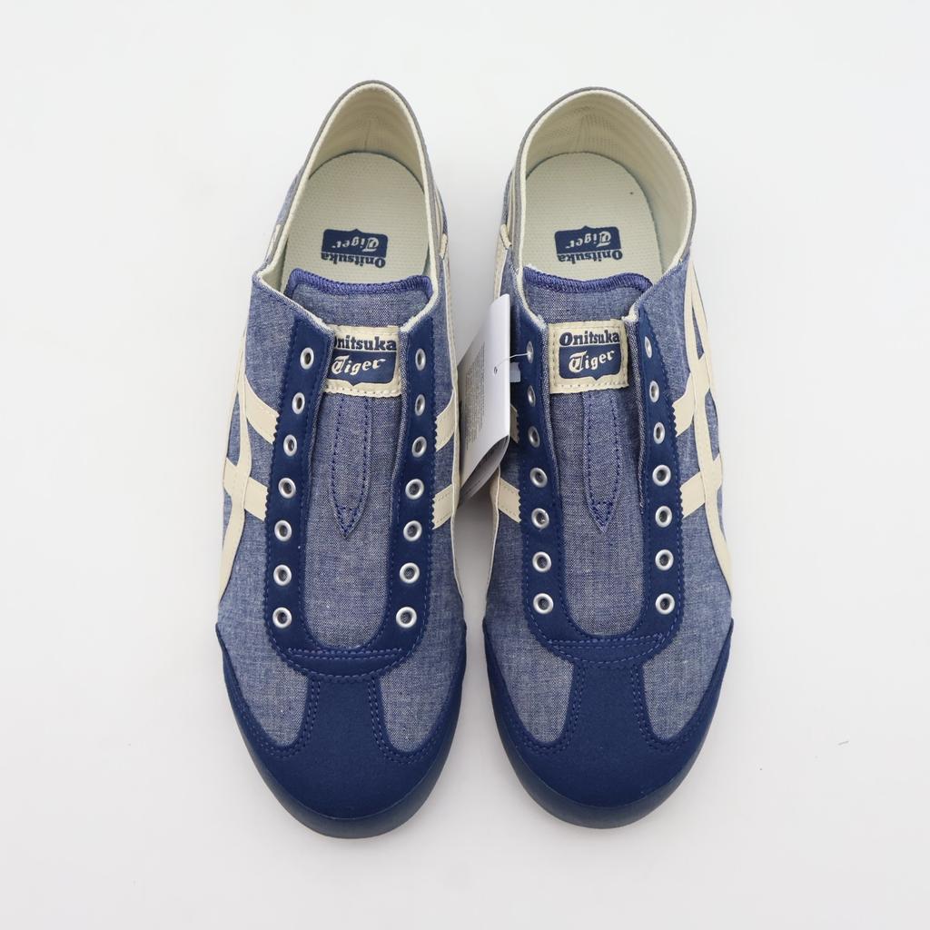 1183C233-400 Onitsuka Tiger Mexico 66 Paraty Mavi Chambray Doğal (Erkeklerin)