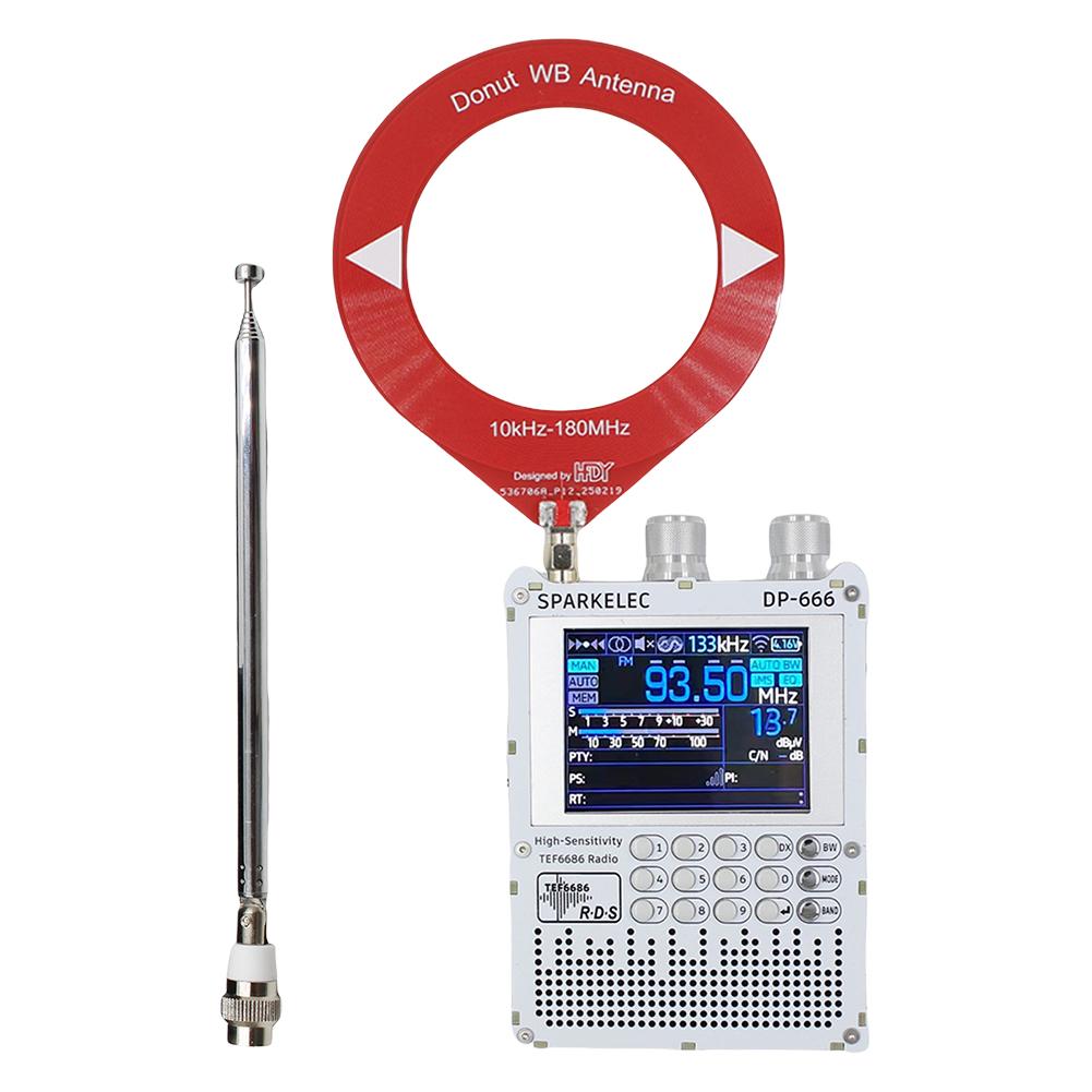 FM/LW/MW/SW Full Band Radio Battery Operated Radio DSP Full Band Portable Radio DP-666 TEF6686 Digital Radio Signal Generators