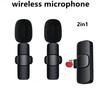 K1 Wireless Lavalier Mic - Noise Canceling TikTok Microphone with Reverb & Discreet Clip 
