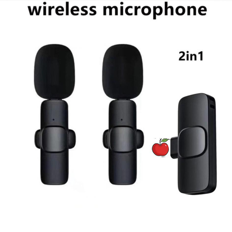 K1 Wireless Lavalier Mic - Noise Canceling TikTok Microphone with Reverb & Discreet Clip