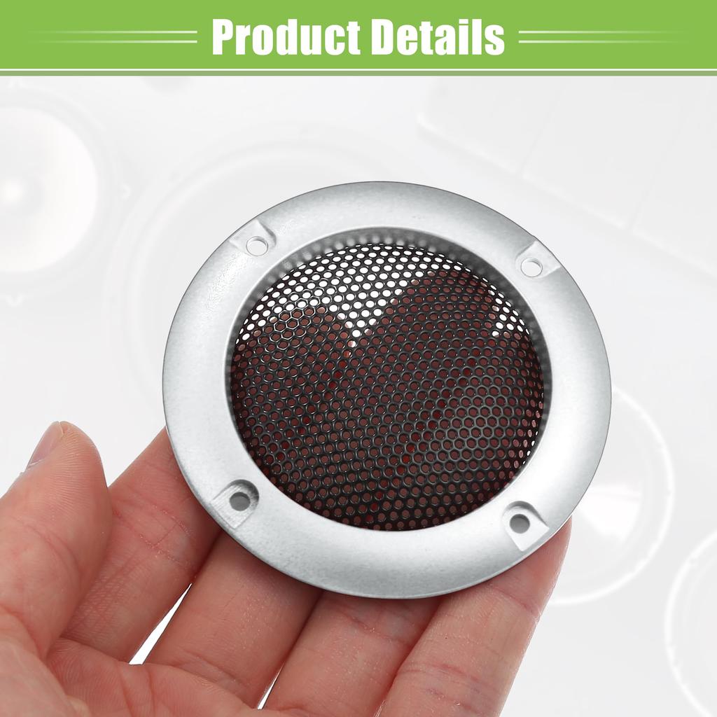 ACROPIX Universal 2" Car Speaker Grille Cover Mesh Round 2" Audio Speaker Subwoofer Guard