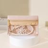 Portable Velvet Jewelry Box Earrings Necklace Ring Bracelet Trinkets Accessory Zipper Pouch Travel Water-Proof Dustproof Bag
