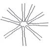 20Pcs Hair Waved U-Shaped Bobby Pin Barrette Salon Grip Clip Hairpins Hair Clip
