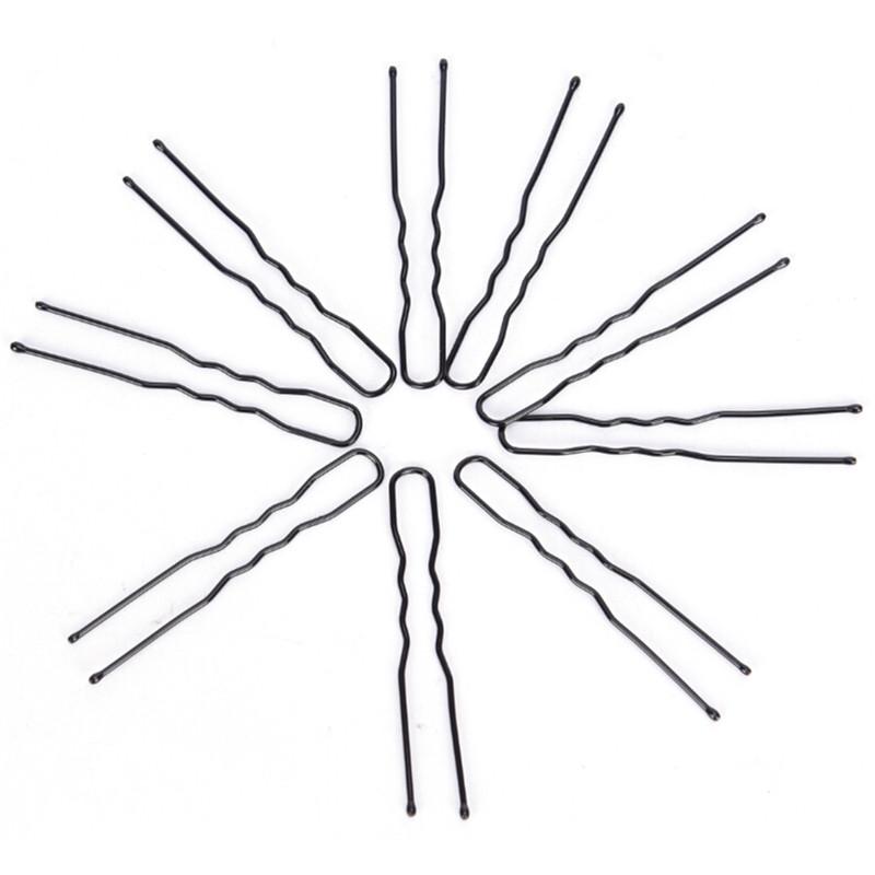 20Pcs Hair Waved U-Shaped Bobby Pin Barrette Salon Grip Clip Hairpins Hair Clip