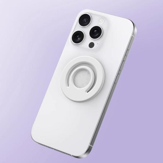 Magnetic Phone Ring Holder Silicone Phone Grip Stable Skin-friendly Selfie Ring Holder for Hands-Free Viewing