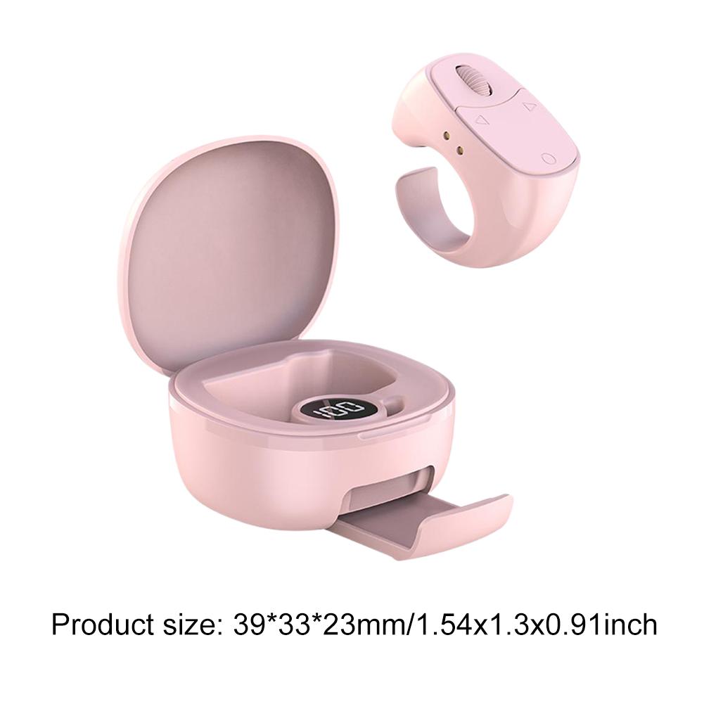 Scrolling Ring Bluetooth-Compatible 5.3 Wireless Camera Finger Shutter Multi-Function Remote Control Shutter Clicker for Travel