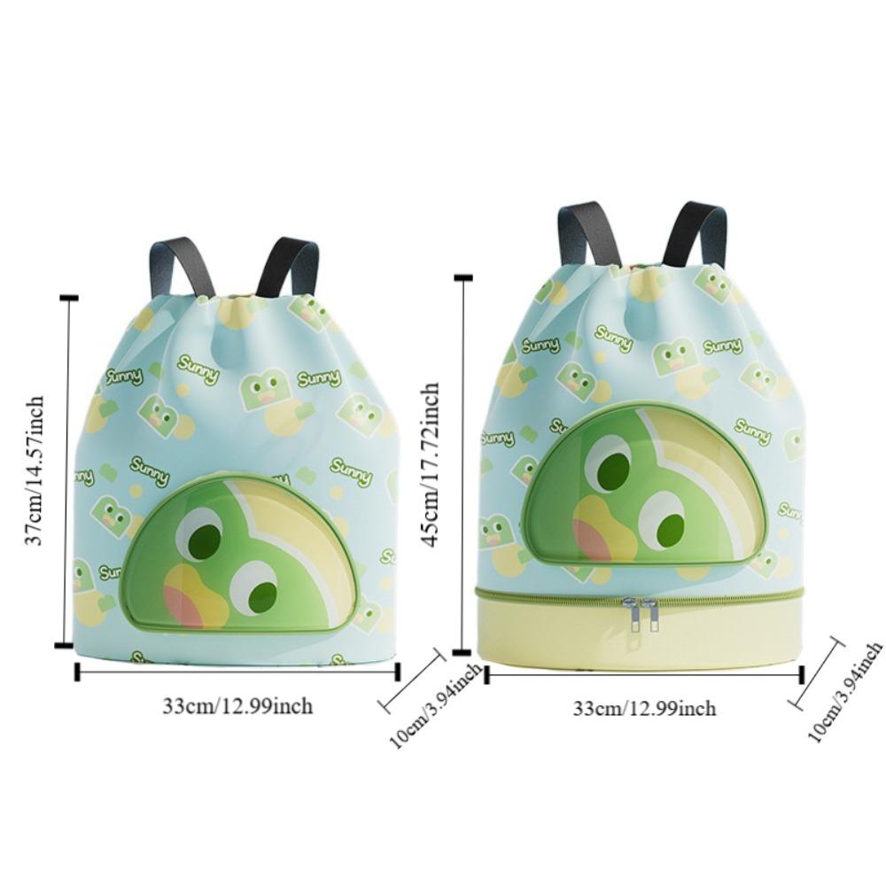 Dry and Wet Separation Children's Swimming Bag Large Capacity Kids Beach Bag  Girls