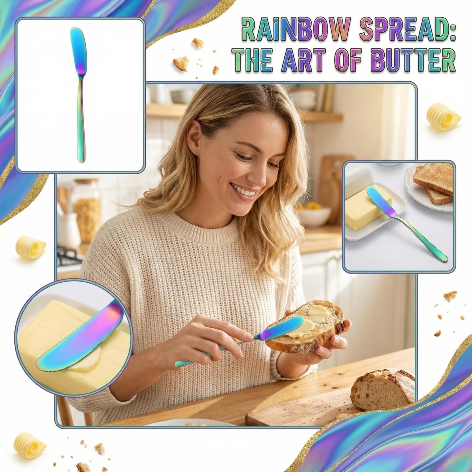 Stainless Steel Long Handled Butter Thickened Scraper One Size