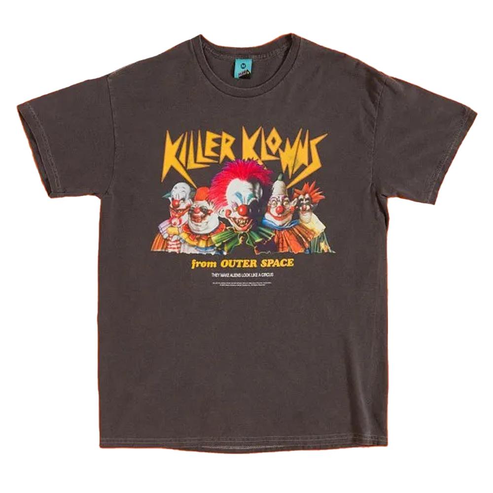 Killer Klowns From Outer Space Unisex Adult Back Print Vintage Wash T-Shirt
