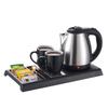 Stainless Steel Electric Kettle Set with Tray and Custom Logo