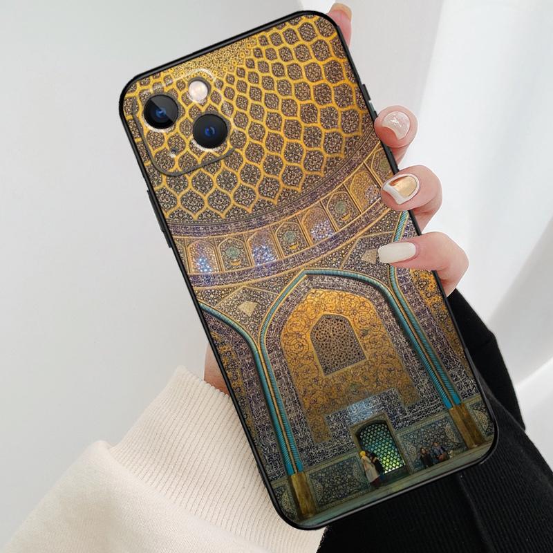 Islam Muslim Mosque Phone Case For iPhone 17 Pro Max 16 15 11 13 12 14 Pro Max mini 15 16 Plus 16e 17 Air Cover