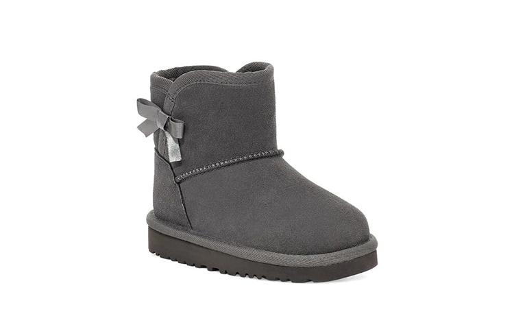 UGG Idris Comfortable, Fleece Lined Snow Boots Kids' Cotton Boots Children Aged 3 7 Years Old Charcoal Gray 1118888T-CHRC