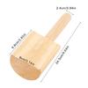 Pottery Tool Sculpturing Pad Clay Paddle Wood Pottery Paddle for Pottery Ceramic Clay Molding