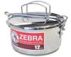Zebra Stainless Steel Lunch Box with Inner Tray, 12cm. Food Carrier, Lunch Box, ZEBRA, Zebra, New Life Support, Outdoor Lunch Box.