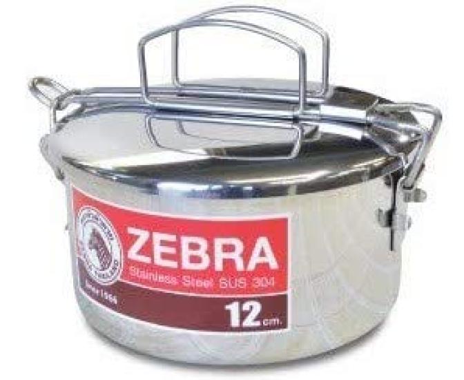 

Zebra Stainless Steel Lunch Box with Inner Tray, 12cm. Food carrier, lunch box, ZEBRA, zebra, new life support, outdoor lunch box.