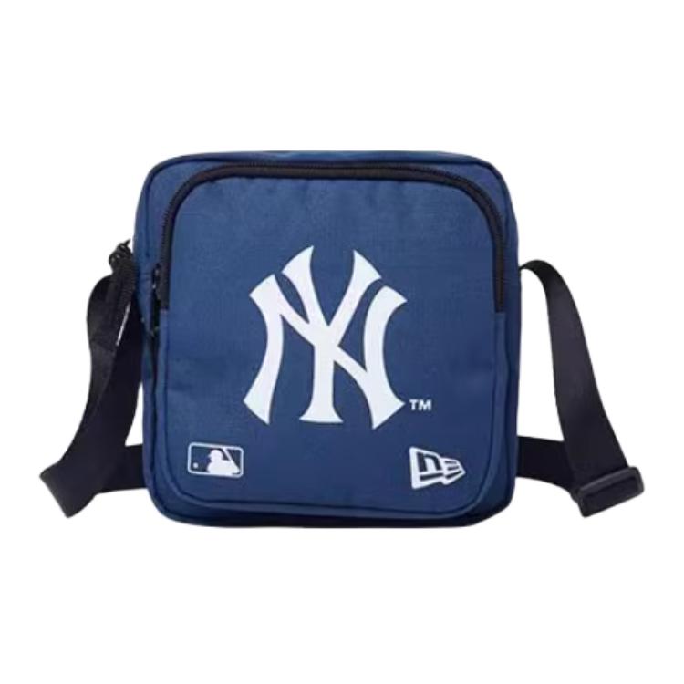 New New Era × MLB Collaboration Fabric Crossbody Bag, Shoulder Bag Unisex Navy Blue 14384843