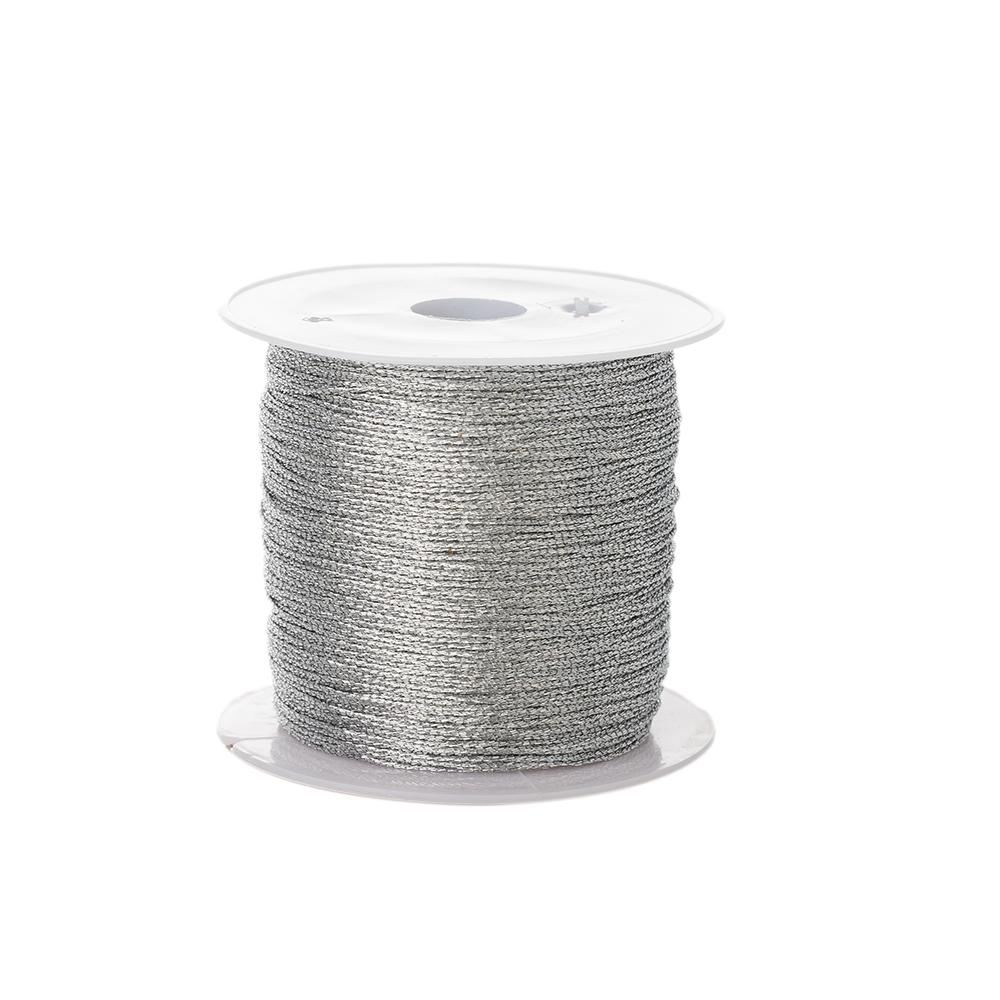 50Meters 0.4mm Colorful Thread For DIY Handmade Necklace Bracelet Braided Rope Embroidery Crochet String Jewelry Making 2046