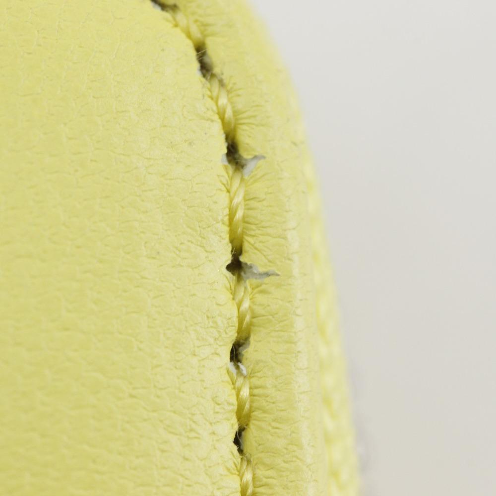 LOUIS VUITTON Zippy wallet Purse M83104 Kussan Smiley Yellow yellow lambskin Women Used