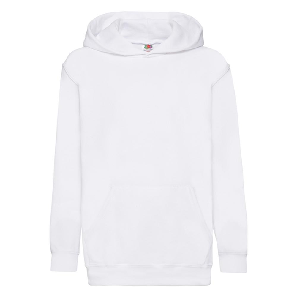Fruit of the Loom Childrens/Kids Classic Plain Hoodie