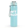 1PC Don't Be Jealous Faded Text 750ml Color Plastic Sports Water Bottle Leakproof Flip Straw Lid Suitable for Sports Office Home Use