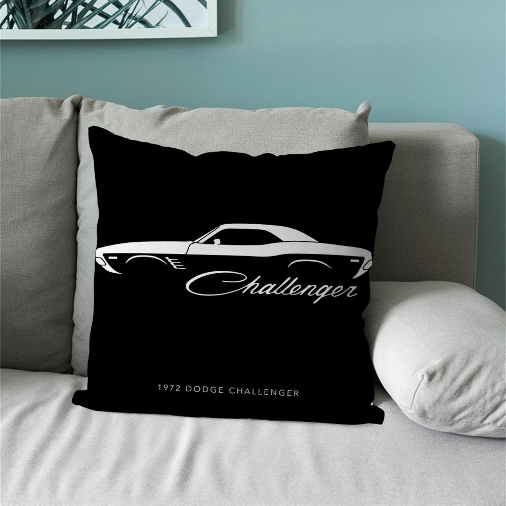 Luxus D-Dodges Kissenbezug Für Sofa Nachttisch Schlafzimmer Rückenlehne Wohnzimmer Büro Kissen Quadratisch Bedruckt Mehrere