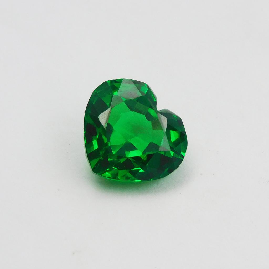 Natural Green Sapphire Heart Cut 10 Ct Rare CERTIFIED Loose Gemstones AA++ P-2091-h