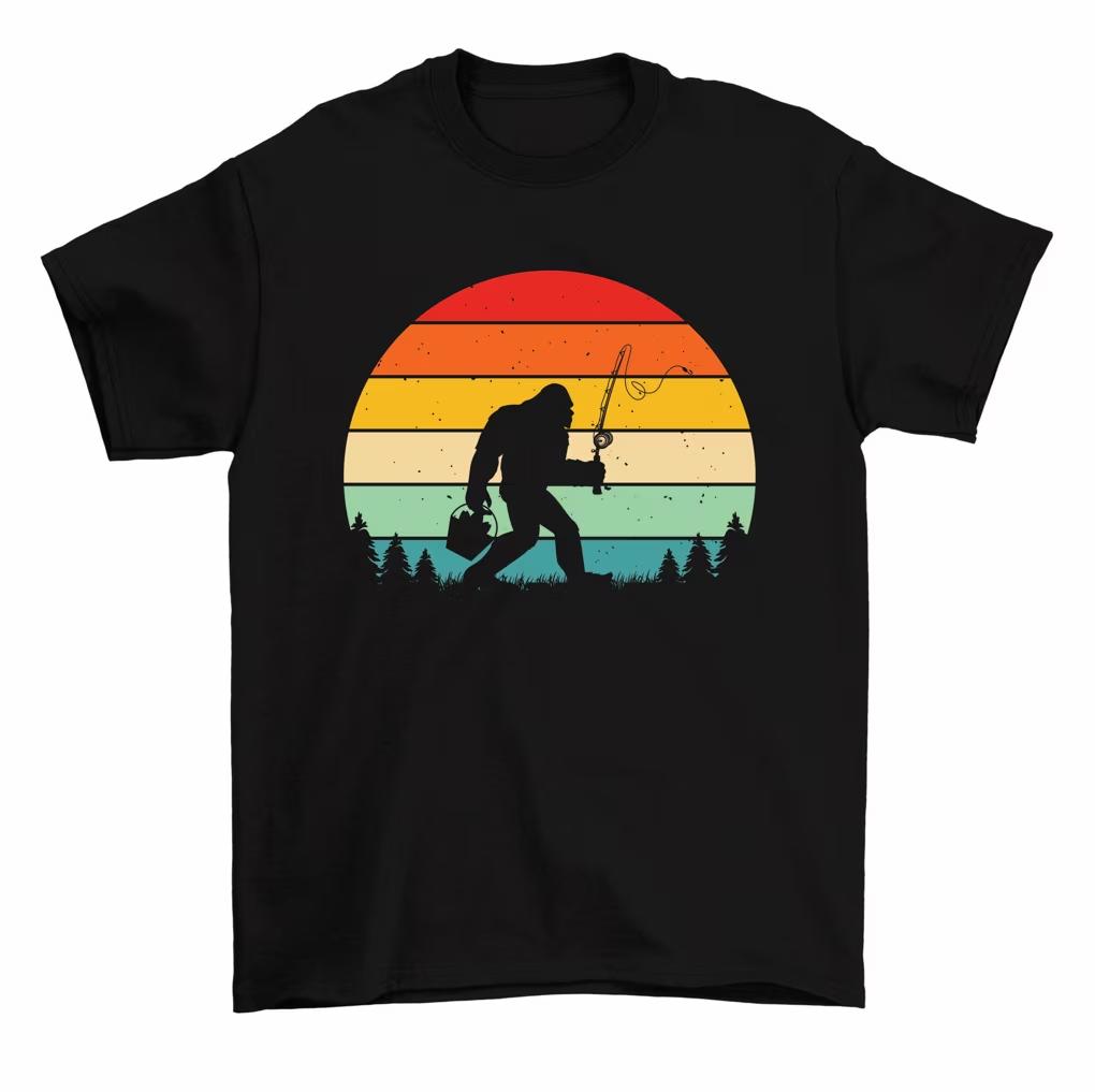 MenS Retro Vintage Hanging Monkey Safari Jungle Graphic TShirt  Inspired Loose Fit Short Sleeve Crew Neck Tee