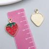 Red Cherry & Apple Fruit Pendant for DIY Jewelry: Bracelets, Earrings, Keychains
