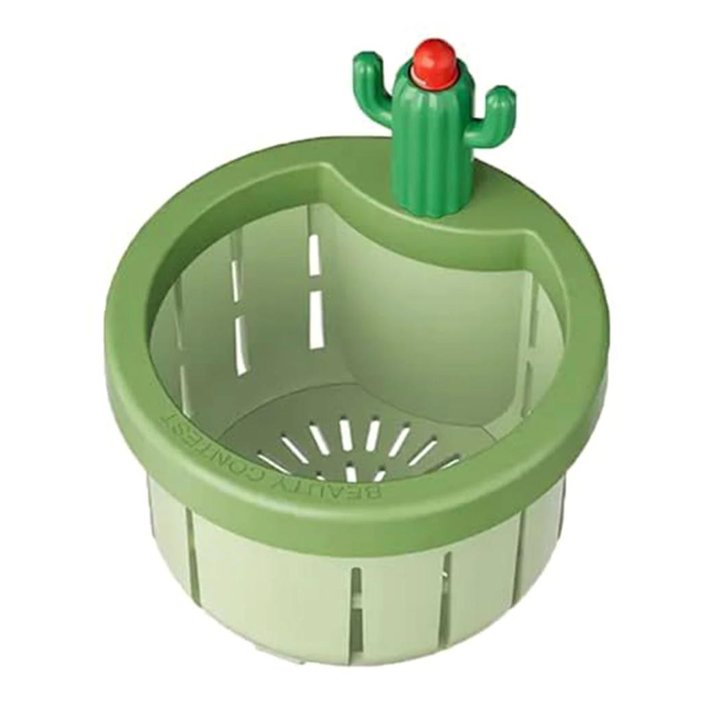 1PCS Kitchen Sink Drain Strainer with Cactus Shaped Handle Sink Soft Filter Trap Kitchen Food Slag Strainer Kitchen Accessories