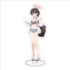 Anime Blue Archive Sunaōkami Shiroko Stand Model Cosplay 15cm Acrylic Game Figure Waraku Chis Cute Desk Decor Fans Collection