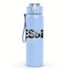 1PC Jessie Retro Female Singer Minimalist Text Print 750ml Portable Sports Water Bottle Leakproof Gym Outdoor Travel Drink Cup