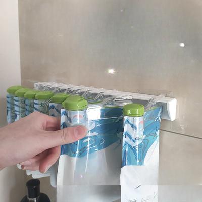 Mixing Bag Storage Rack Bag Kitchen Seasoning Bag Holder Shelf Wall Mounted Rack Supplies Household Guide
