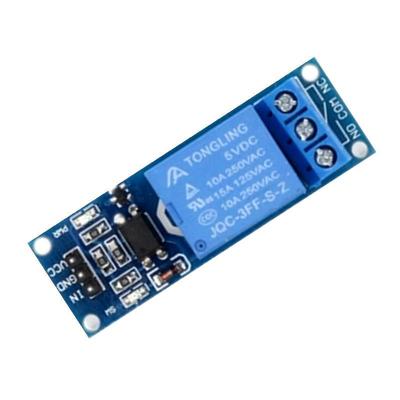 1-Channel 5V/12V Relay Module with Optocoupler Isolation (High-Level Trigger)