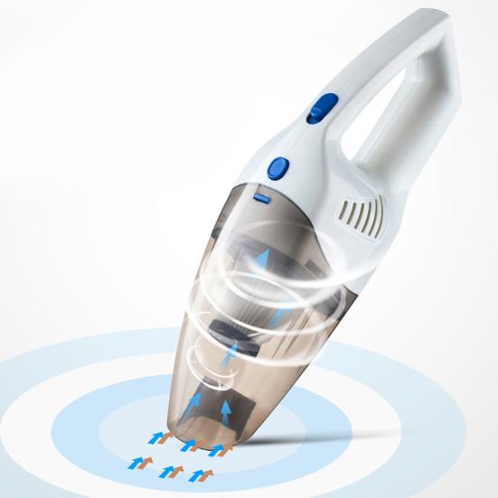 Handheld Car Vacuum Cleaner, Vacuum Cleaner and Air Duster, High Power Vacuum with Non Slip Handle for Car, Home, Office, Pet