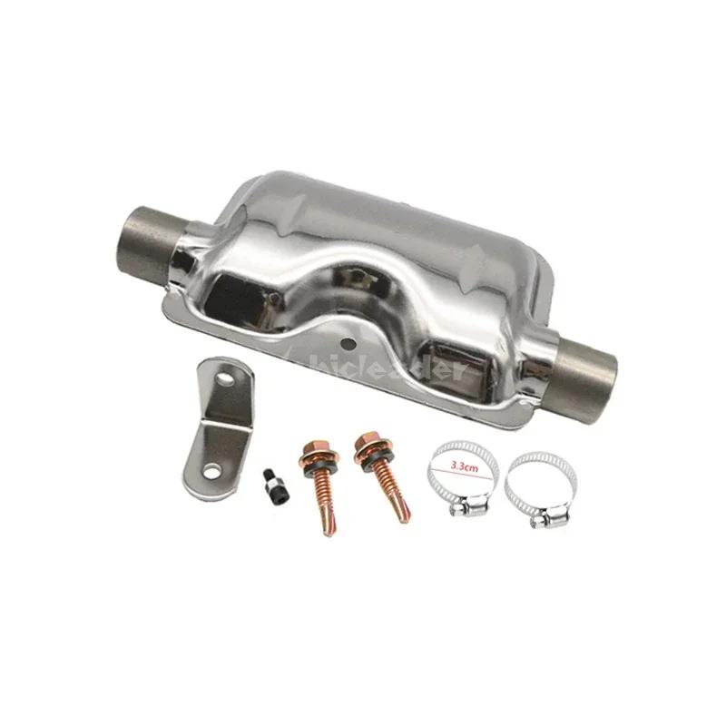 60-300cm Inox Eșapament Toba de Eșapament Amortizor Coliere Suport Furtun Ventilație Gaze Țeavă Portabilă Silențios Pentru Aer Diesel Kit Încălzitor Auto