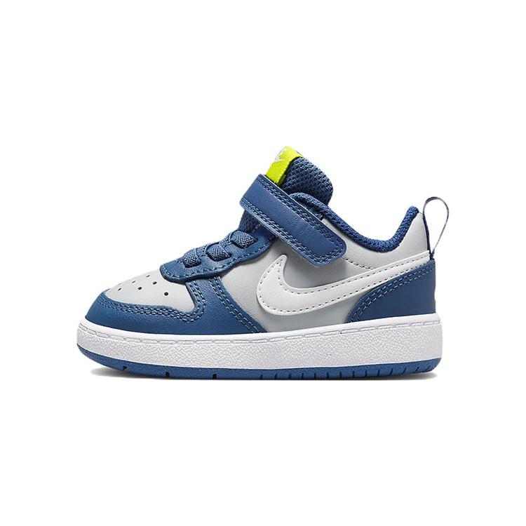 

New Nike Court Borough Low 2 Grey Fog Mystic Navy TD BQ5453-016 22