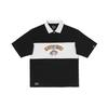 X Dragon Ball Kollaboration SS23 Bequemes Polo-Shirt mit Logo-Print Kurzarm Unisex Polo-Shirts Schwarz LUT0054734CJ00FK11000