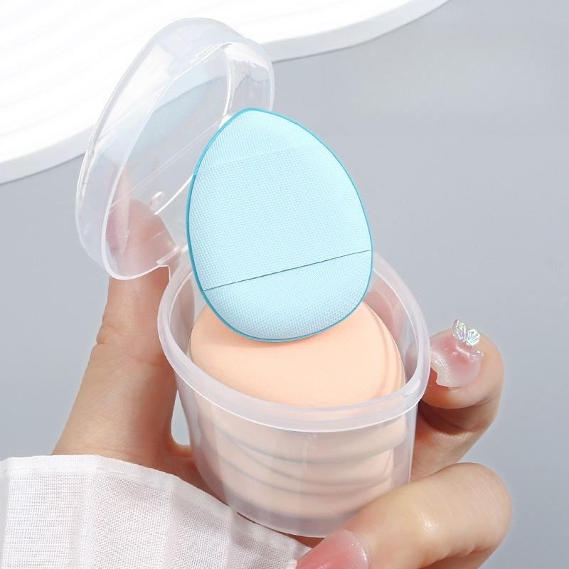 3/6Pcs Mini Finger Puff Air Cushion Powder Sponge for Foundation Concealer BB Cream Makeup Tools Wholesale Set
